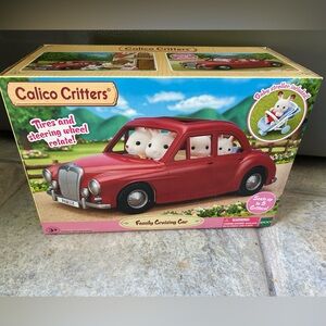 Calico Critters Red Family Cruising Car CC1881